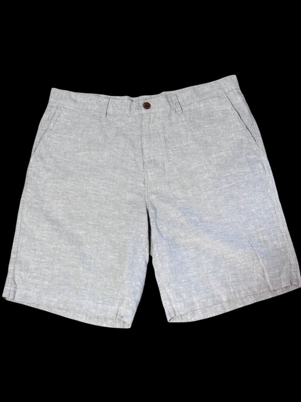 Patagonia Mens Gray Shorts Size 36 Organic Cotton Hemp Blend Lightweight Casual